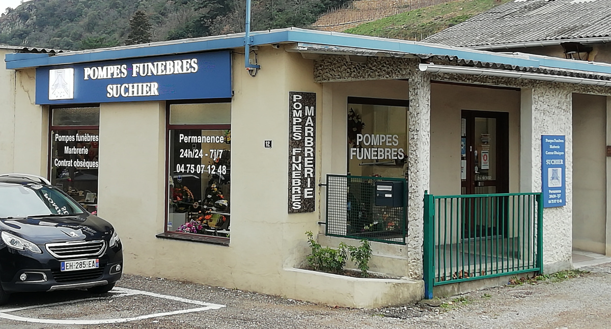 Agence de pompes funèbres Suchier à Tournon-sur-Rhône