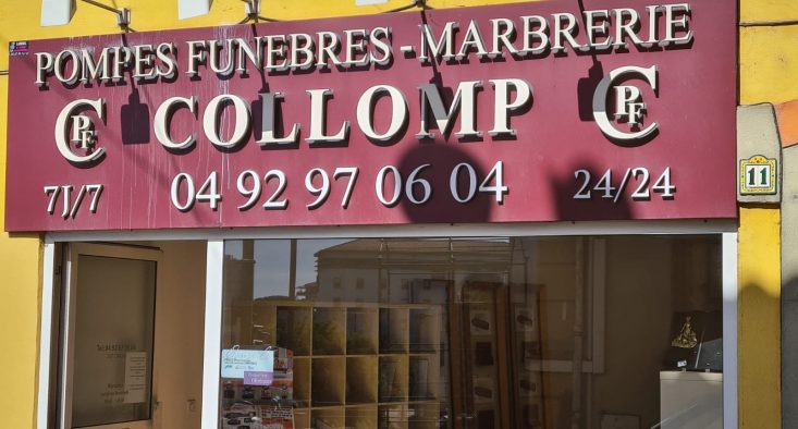 Agence de pompes funèbres Collomp à Mandelieu-la-Napoule