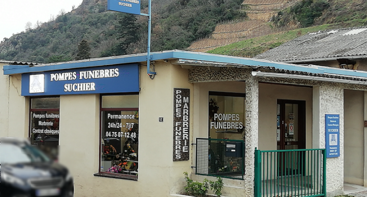 Agence de pompes funèbres Suchier à Tournon-sur-Rhône